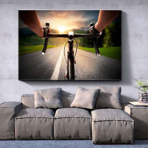 SPORT Track Cyclist Riding Road