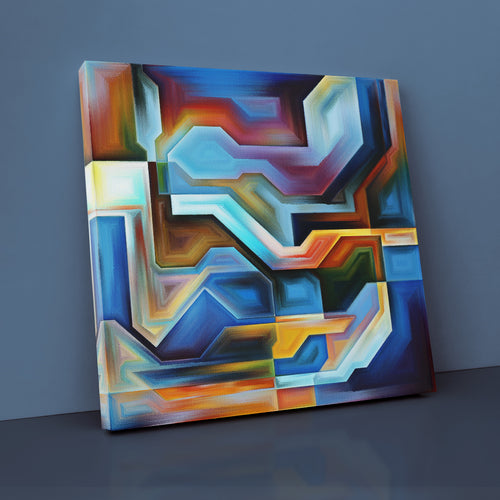 Interplay Abstraction Square Panel