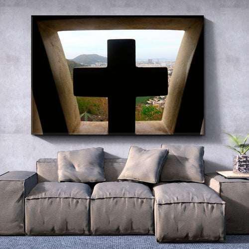 CHRIST Panoramic View Window and Cross Shape