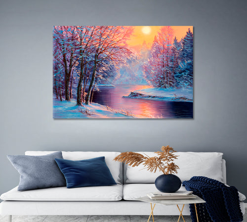 WINTER LANDSCAPE Fine Art Reproduction