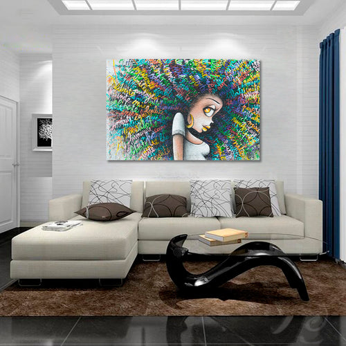 Vinie Graffiti Paris France Vinnie Street Art Canvas Print