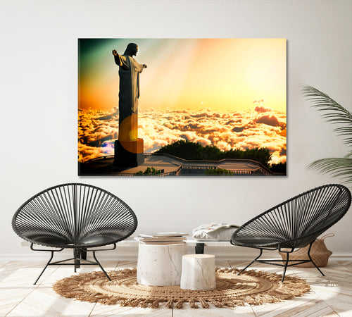 Statue Christ Redeemer Rio de Janeiro Canvas Print