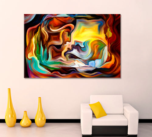 Human Love Nature Abstract Contemporary