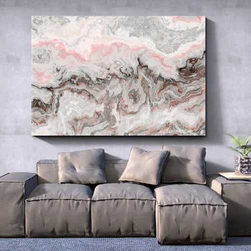 Marble Pattern Gray Off White Pink Beige Pastel Colors