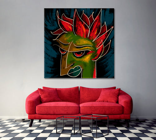FREE HAIR STYLE Unique Abstract Figurative Contemporary Art