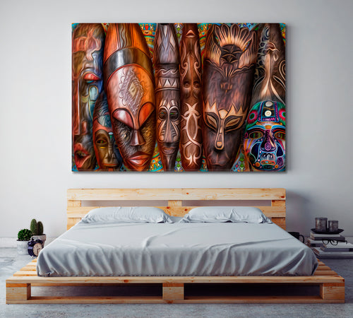 African Abstract Masks