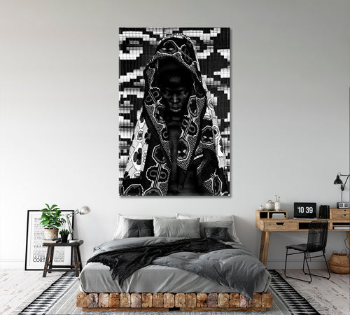 BLACK LIVES MATTER Modern Trendy Art Black Beauty Africa - V