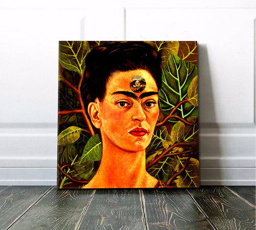 FRIDA KAHLO Portrait Nature and Artifacts ‎Magic Realism - Square