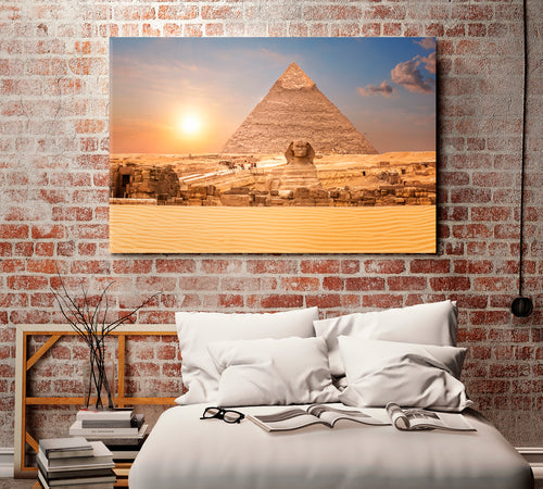 Sphinx Pyramid of Chephren Egypt Famous Landmarks
