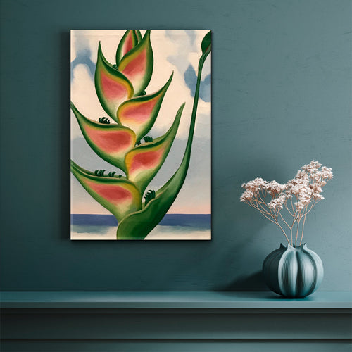 ABSTRACT NATURALISM Flowers Shapes Forms Lines Soft Pastel Fine Art |  Vertical