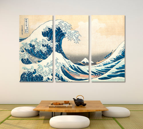 THE GREAT WAVE OFF KANAGAWA  Inspired by Japanese Artist Hokusai