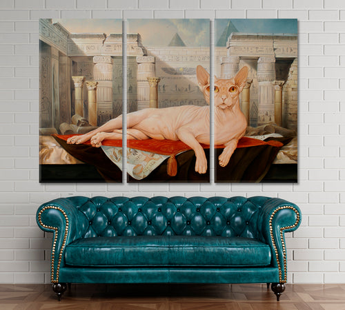 Cat Sphinx Painting