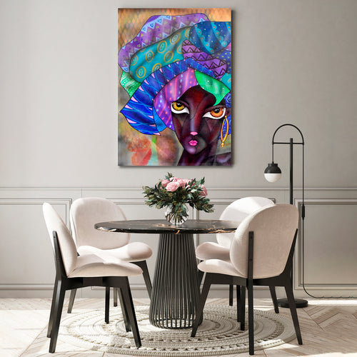 PSYCHEDELIC TRIPPY ART Expressive Face