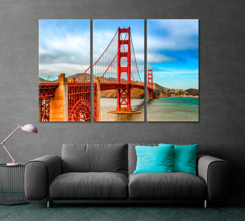 Famous Golden Gate Bridge San Francisco Poster