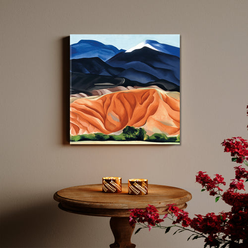 BEAUTY IN DETAILS Desert Landscape Shapes Forms Georgia o Keeffe Style - Square