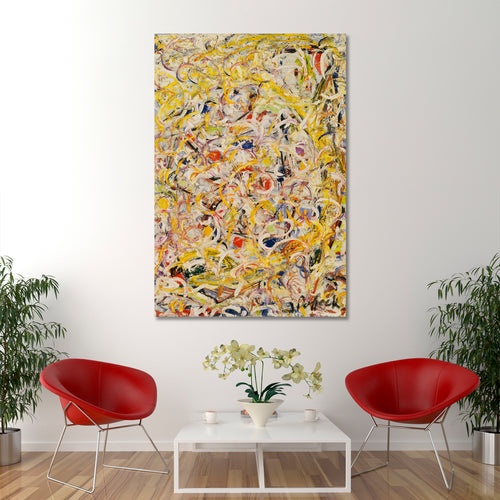 Abstract Drip Art Pollock Motives