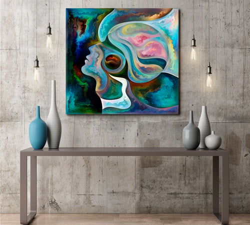 SPECTRAL FLOW Artistic Colorful Shapes Forms Swirls Modern Art