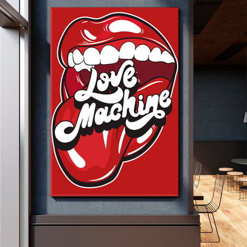Love Machine Open Mouth Poster