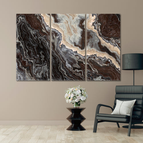 MARBLE Pattern Curly Grey Black Brown Veins Abstract