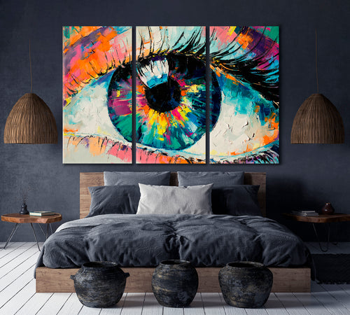 ABSTRACT EYE Colorful Contemporaty