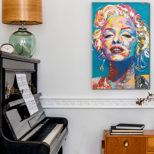 MARILYN MONROE  Modern Art Trendy Canvas Print - Vertical