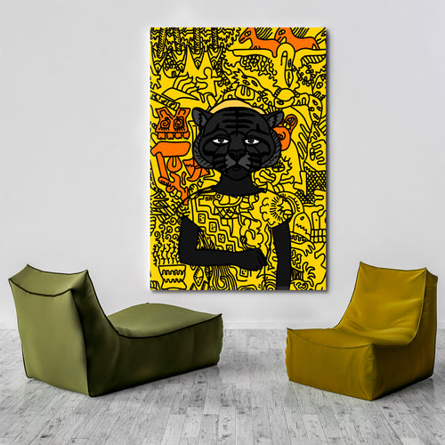 NFT Mystic Mexican Black Cat Poster