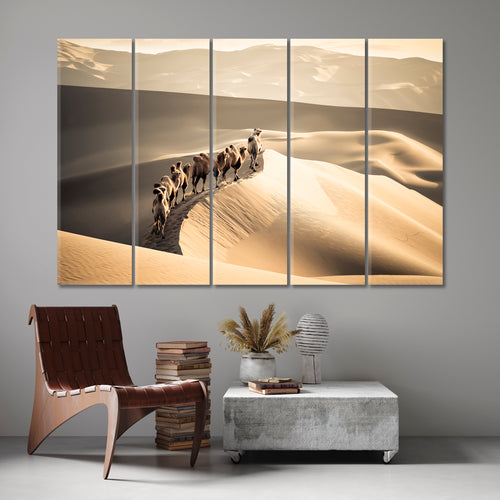 CAMELS Sand Dunes Desert Landscape