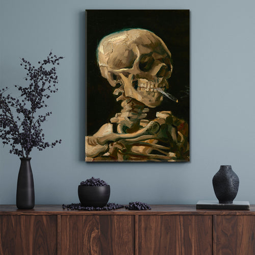 Skeleton with a Burning Cigarette Vincent Van Gogh Reproductions