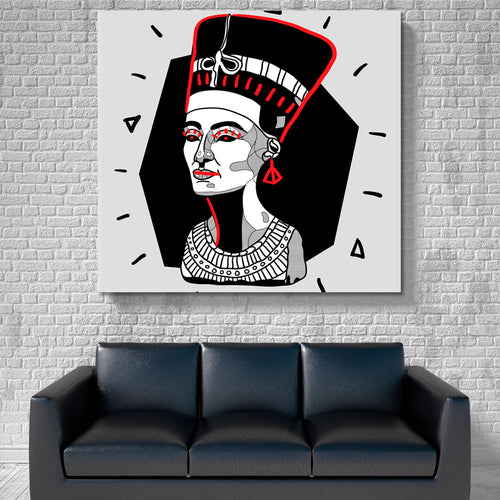 NEFERTITI Goddess Ancient Egyptian Queen Contemporary Style