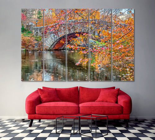 Gapstow Bridge Central Park Manhattan New York City Poster