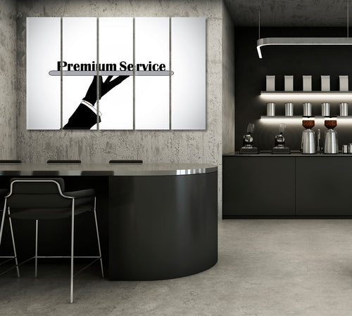 PREMIUM SERVICE Professional Hand Business Concept