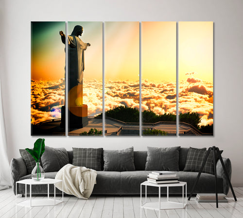 Statue Christ Redeemer Rio de Janeiro Canvas Print