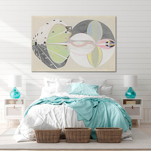 Abstract Geometric Art Incredible Soft Pastel Colors  Modern Canvas Print