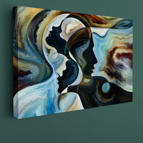 UNITY AND BIRTH OF LIFE Modern Abstract Painting