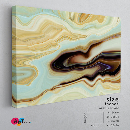 Abstract Marble Swirls Fluid Marbling Effect Subtle Veining Accents