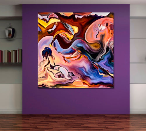ABSTRACT VARIETY Contemporary Abstraction - Square Panel