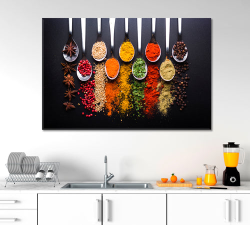 Spices And Condiments Poster