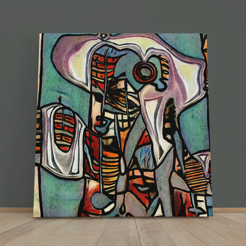 INSPIRED BY PICASSO Surreal Portrait Modern Abstraction Cubism