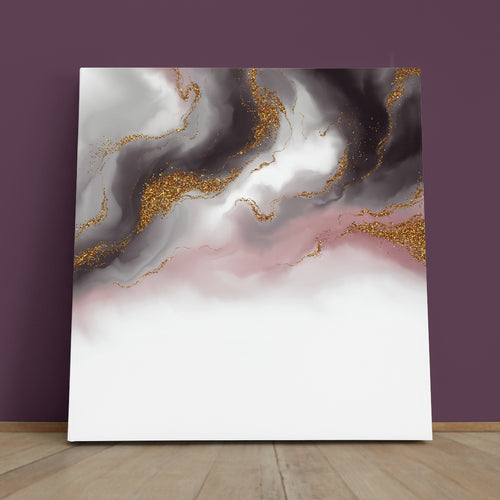 WAVE Marble Beautiful Trendy Art  - Square Panel