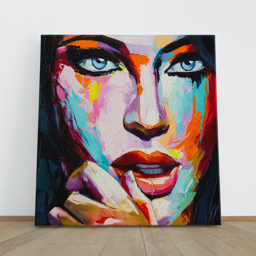 MIX OF FEELINGS  Beautiful Woman Inspired by History Myths Legends Human Emotions -  Square Panel