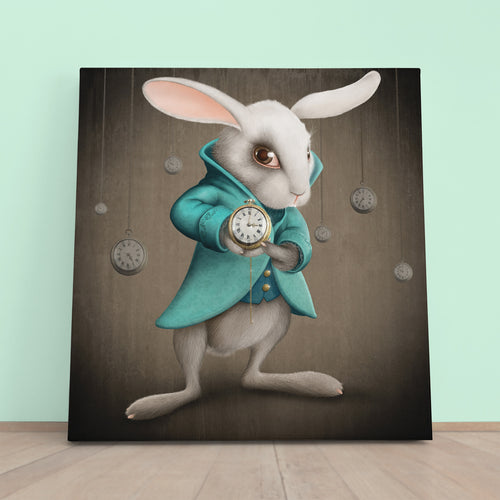 Alice's Adventures in Wonderland White Rabbit Clock KIDS ROOM FANTASY | S