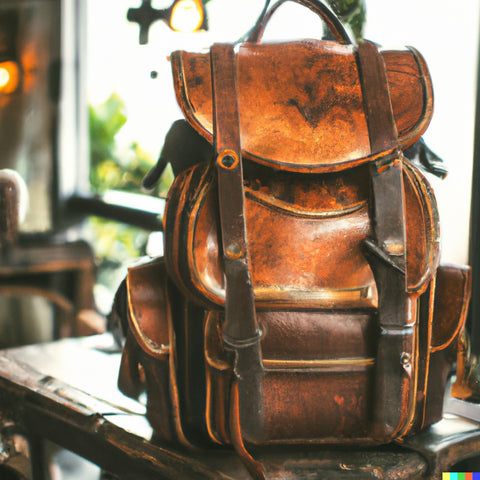 Vintage Leather Backpack