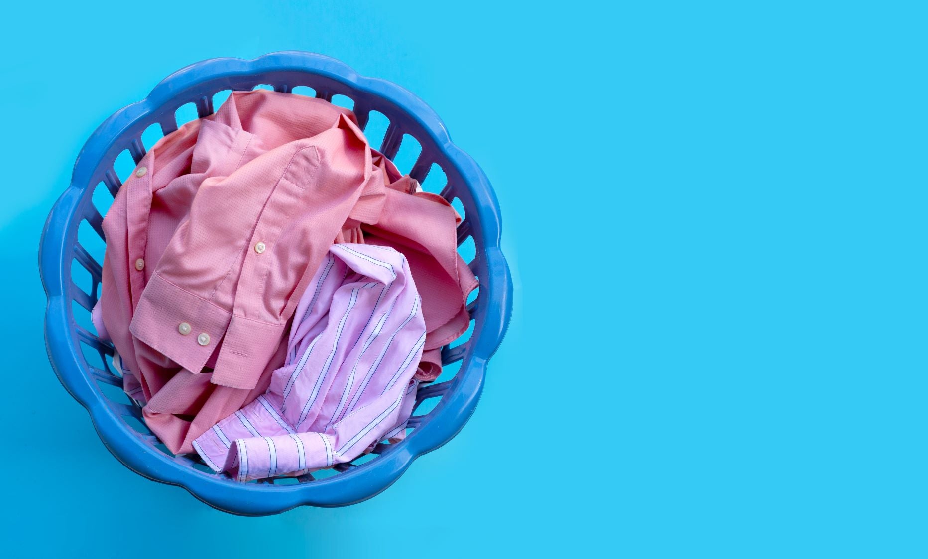 Pick Up Dirty Clothes And Place Them In Your Laundry Basket