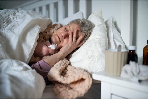 How to sleep with the flu