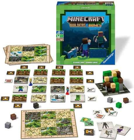 Ravensburger Minecraft: Portal Dash Family Board Games for Kids and Adults  Age 10 Years Up