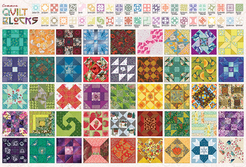 Common Quilt Blocks 1000 piece jigsaw, 40048