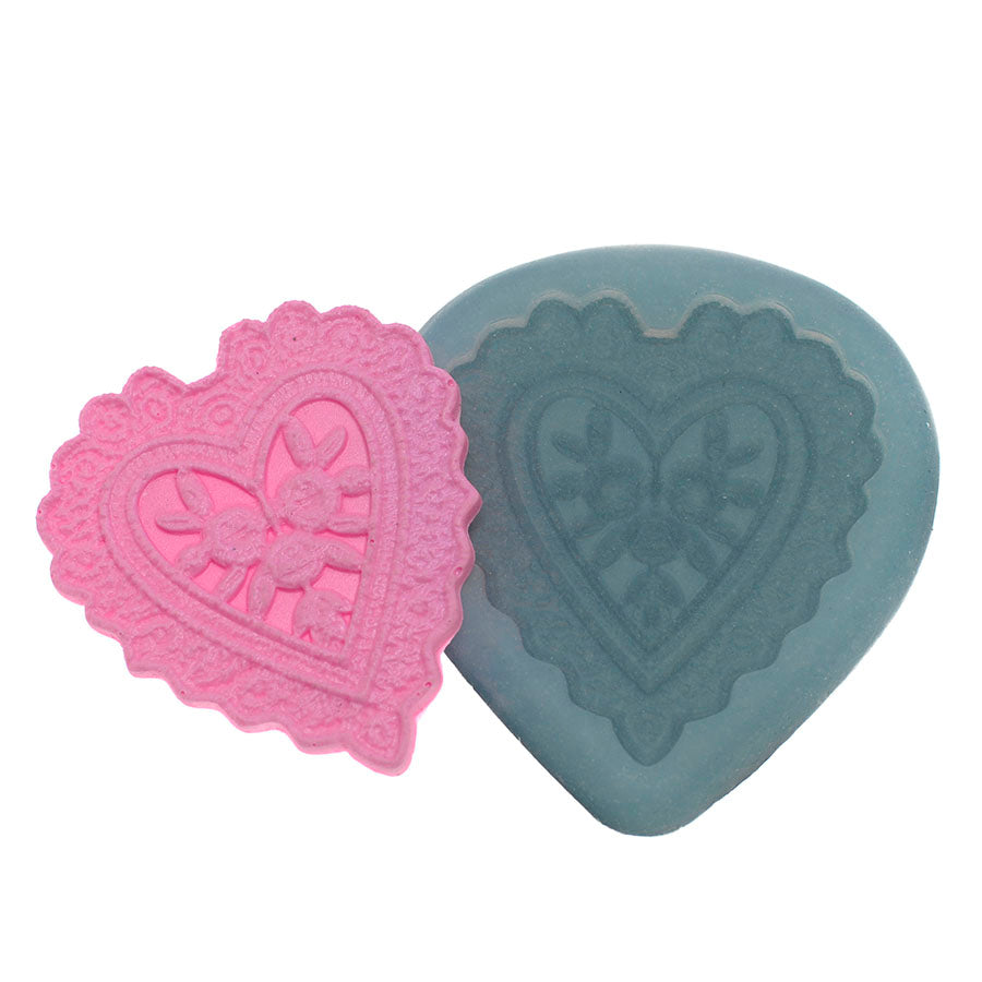 3D Diamond Love Heart Shape Silicone Molds – Dulce Cakes and Confections