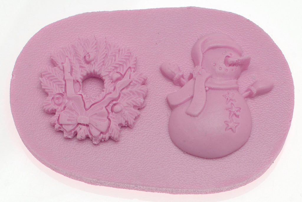 Christmas Baking Cake Decorating Molds French Pastry Mousse Chocolate Lace  Mold Bell Flower Wreath