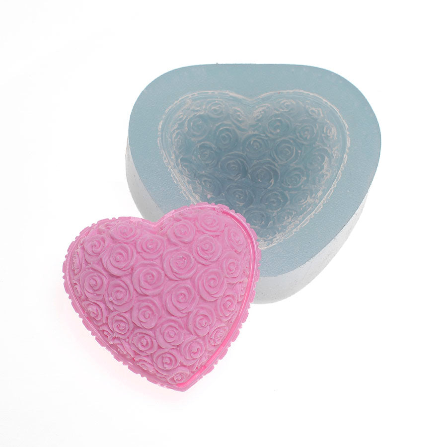 3D Diamond Love Heart Shape Silicone Molds – Dulce Cakes and Confections