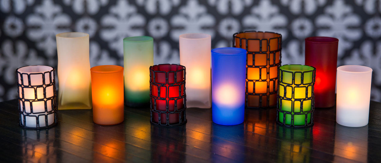 Flameless Candle Holders & Lamps